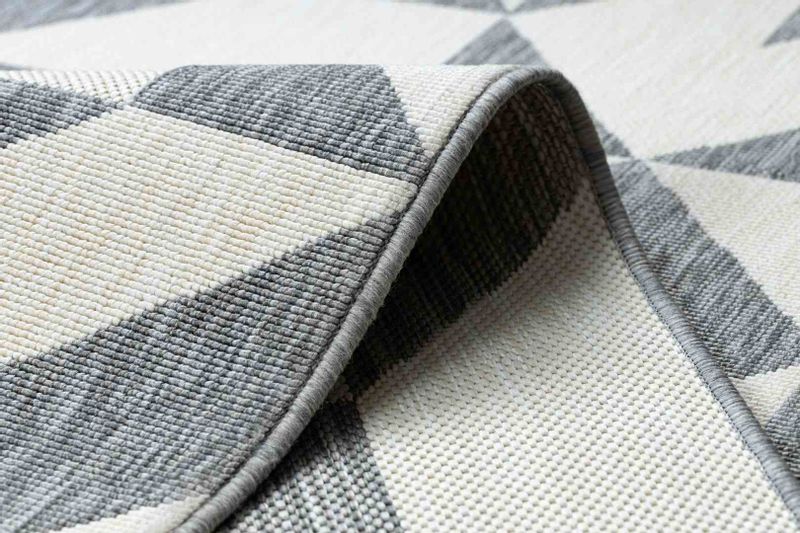 RUG/LU/WINK/TRIANGLE/GREY+CREAM/140x200 zdjęcie 7