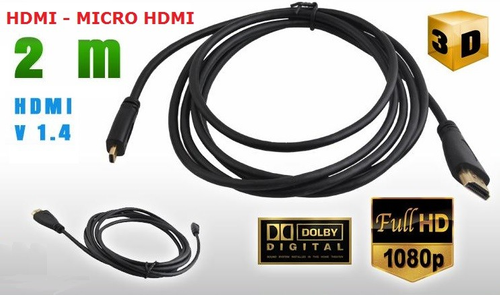 KABEL HDMI - MICRO HDMI 2m na Arena.pl