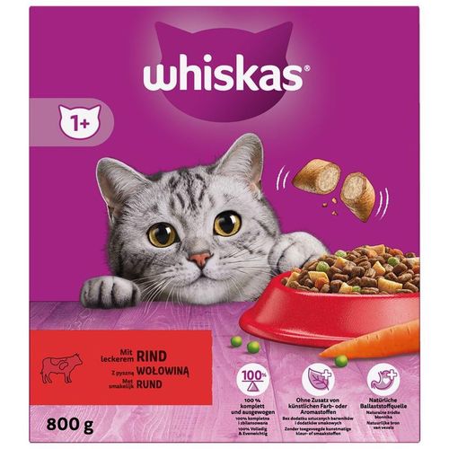 Whiskas Sucha Karma dla kota o smaku wołowiny 800 g na Arena.pl