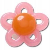 Crocs Przypinka Ozdoba Pin Charms Jibbitz Do Butów Pink Bloom