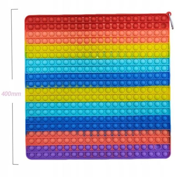 ZABAWKA SENSORYCZNA SQUARE 30X30 RAINBOW zdjęcie 10