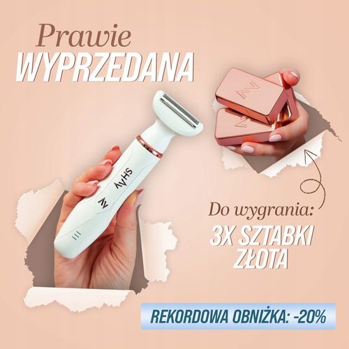 Shav Woman | Golarka Damska Maszynka do Golenia dla Kobiet Depilator na Arena.pl