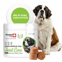 SwissVet Joint Care - suplement dla psa, ochrona stawów i kości, 120 szt