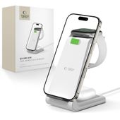 tech-protect qi15w-a36 3in1 wireless charger for apple white
