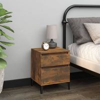 Szafka nocna, przydymiony dąb, 40x35x50 cm