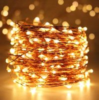 Lampki Choinkowe 500 LED Mikro Drucik 50m BIAŁY CIEPŁY