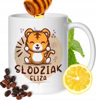 Kubek Dla Elizy Koleżanki Przyjaciółki Żony Prezent Z Nadrukiem Biały 330Ml