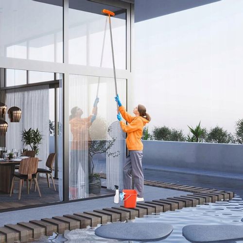 MYJKA DO OKIEN SZYB TELESKOPOWY Z ŚCIĄGACZKA WODY ZESTAW DUŻA WYSOKOŚĆ 2W1 na Arena.pl