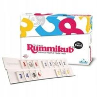TM Toys Gra planszowa Gra logiczna Rummikub 3w1