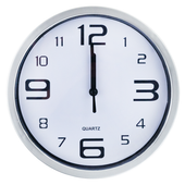 ZEGAR ŚCIENNY CZYTELNY SEKUNDNIK STYLOWY GRUBY DO SALONU KUCHNI