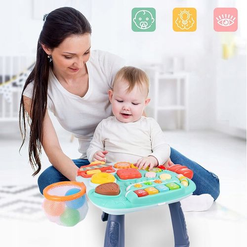 PCHACZ JEŹDZIK CHODZIK INTERAKTYWNY HULAJNOGA STOLIK 5w1 DLA DZIECI na Arena.pl