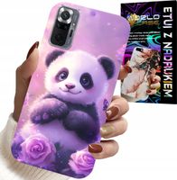 ETUI DO XIAOMI NOTE 10 PRO - SŁODKA PANDA WZORY DLA DZIECI + SZKŁO