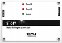 STEROWNIK MODUŁ INTEGRATOR DO DWÓCH OBIEGÓW GRZEWCZYCH POMP CO TECH ST-517