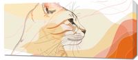 Obraz 90x40cm Delikatny Profil Kota