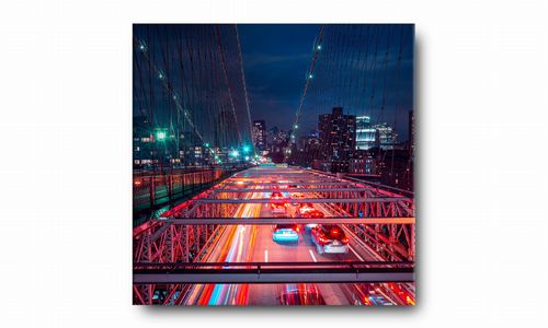 OBRAZ NA SZKLE KWADRATOWY 60x60cm 067 Most na Arena.pl
