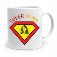 Kubek Prezent Dla Mamy Matki Super Mama Z Nadrukiem Ze Zdjęciem