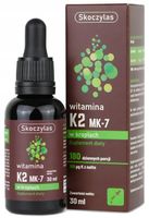SKOCZYLAS WITAMINA K2 MK-7 w Kroplach Zdrowe i mocne KOŚCI