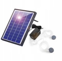 SOLARNA POMPA NAPOWIETRZAJĄCA DO OCZKA WODNEGO Z WĘŻEM 6W