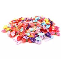 Spinka gumka kokardka dla psa yorka shih tzu 50 sztuk kokardki na gumce