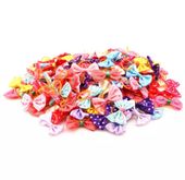 Spinka gumka kokardka dla psa yorka shih tzu 50 sztuk kokardki na gumce