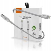 Kabel Do Apple iPhone (Lightning, PD30W, 1m, Biały, Szybkie ładowanie)