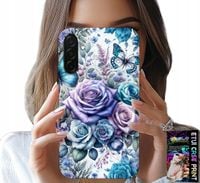 ETUI DO SAMSUNG GALAXY A26 5G - KWIECISTE WZORY RÓŻEKWIATKI CASE + SZKŁO