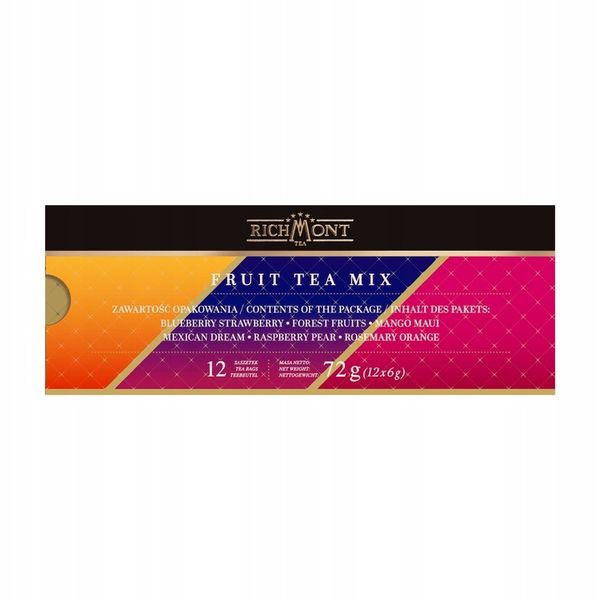 Richmont Fruit Tea Mix 12 Saszetek zdjęcie 2