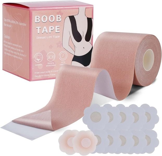 ORYGINALNA TAŚMA UNOSZĄCA BIUST MODELUJĄCA DEKOLT BOOB TAPE zdjęcie 1