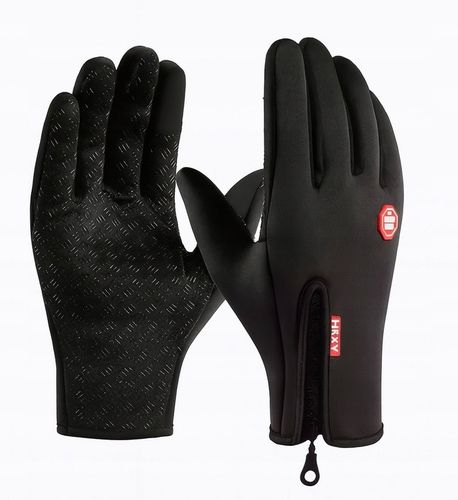 Rękawiczki termiczne ocieplane termoaktywne zimowe czarne ciepłe do na Arena.pl