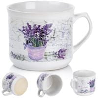 Duży Kubek Ceramiczny do Picia Herbaty Ziół Kawy Czekolady Podgrzewania XL