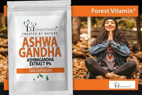 FOREST ASHWAGANDHA EKSTRAKT 700mg 9% NAJMOCNIEJSZA na Arena.pl