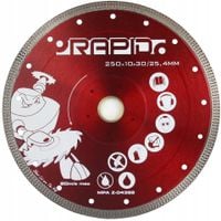 tarcza diamentowa 250x10x30/25,4/mm rapid silent cut red