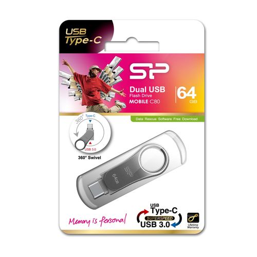 Pendrive Silicon Power Mobile 64GB USB 3.1 Type-C na Arena.pl