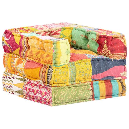 Fotel modułowy tapicerowany tkaniną patchwork VidaXL na Arena.pl