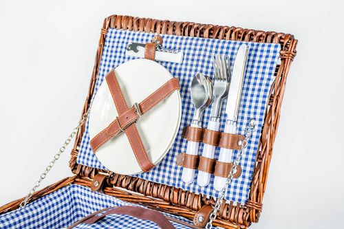 Kosz piknikowy koszyk wiklinowy na Arena.pl