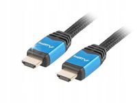 Kabel Lanberg Premium 3m HDMI 2.0 4K miedź oplot