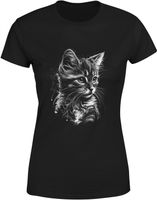 KOT KOSZULKA DAMSKA Z KOTEM KICIA KOTEK NADRUKIEM BLUZKA TSHIRT DAMSKI