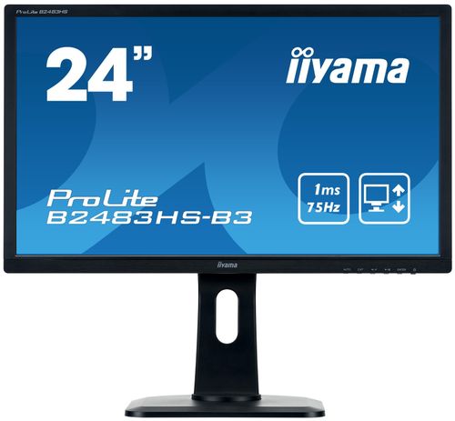 Monitor iiyama ProLite B2483HS-B3 24" FLICKER FREE LED na Arena.pl