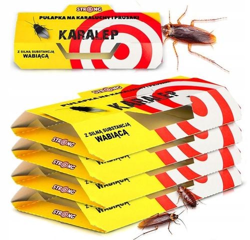 PUŁAPKA LEP NA KARALUCHY I PRUSAKI KARALEP STRONG Z SILNYM WABIKIEM 5 na Arena.pl