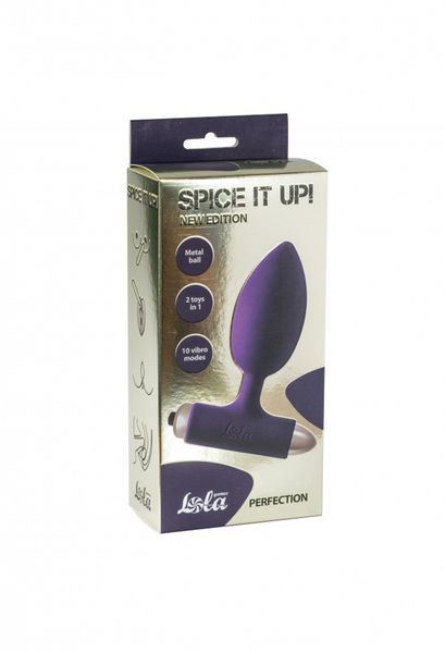 Vibrating Anal Plug Spice It Up New Edition Perfection Ultraviolet zdjęcie 3