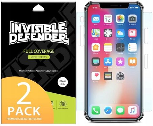 2X FOLIA IPHONE XS/X 5.8 RINGKE CASE FRIENDLY na Arena.pl