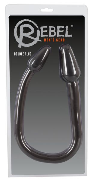 Podwójne dildo Double Plug Black 78 cm zdjęcie 1