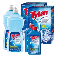 2xSól do zmywarek, 2xCzyścik, 2xNabłyszczacz Tytan