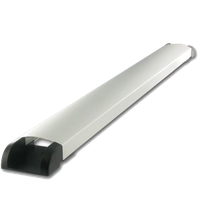 SONOROUS CC50  ALUMINIOWA MASKOWNICA NA KABLE, DŁUGOŚĆ 50 CM - SREBRNA, 7SCC50S