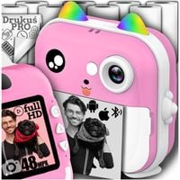 DRUKUŚ PRO MINI DRUKARKA TERMICZNA APARAT NATYCHMIASTOWY + 10 ROLEK GRATIS