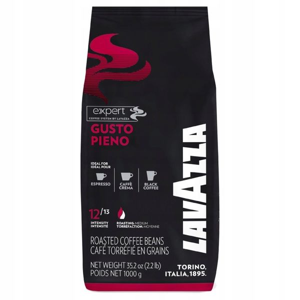 Lavazza Expert Gusto Pieno 1 kg ziarnista zdjęcie 4