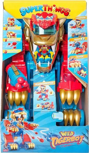 Zestaw Magicbox SuperThings Wild Tigerbot transformer zmienia się w pojazd na Arena.pl