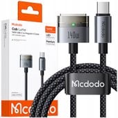 mcdodo kabel do zasilacza ładowania macbook air pro usb-c magsafe 3
