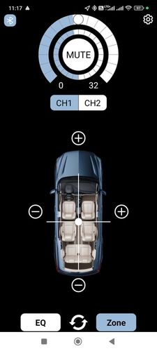 Wzmacniacz dźwięku 4x50W 10 kanałów DSP do radia z android Bluetooth na Arena.pl