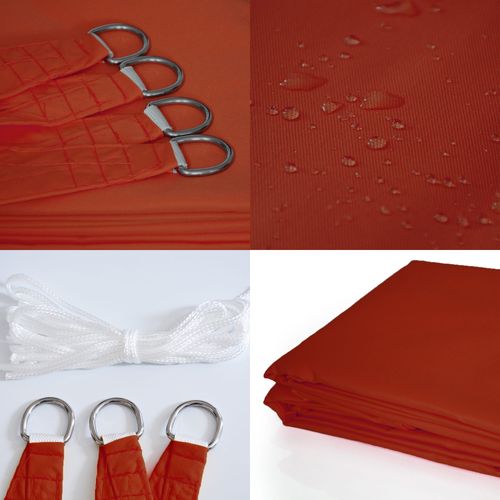 Żagiel przeciwsłoneczny ogrodowy wodoszczelny 4x3m Daszek na Arena.pl